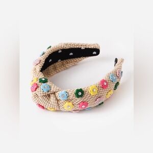 Lele Sadoughi Daphne Flower Charm Headband NWOT